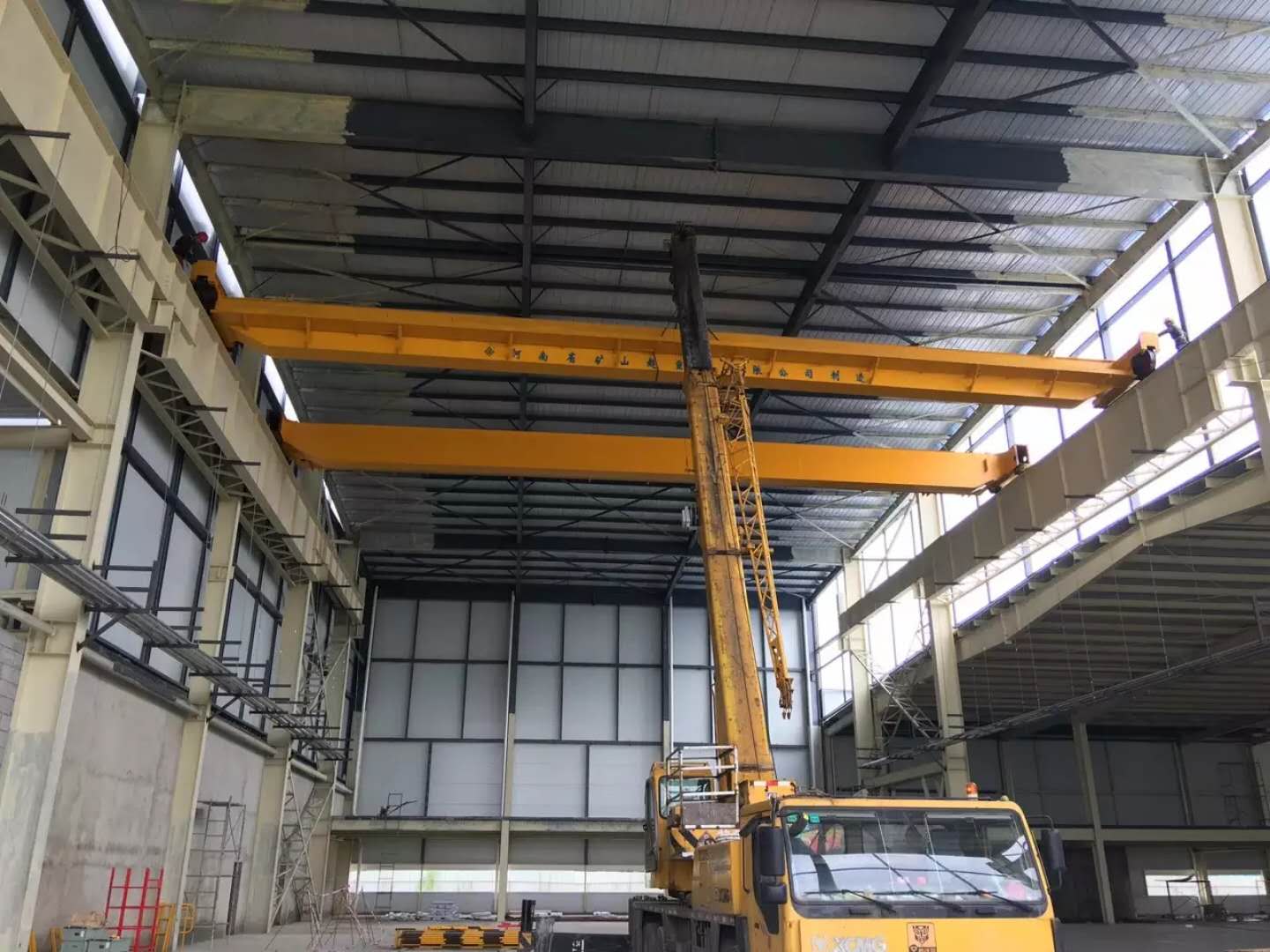 QD型雙梁施工現(xiàn)場